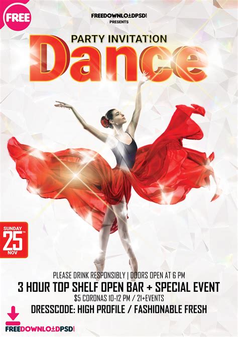 Pin By Sk Zihaduzzaman On Poster Dance Poster Flyer Psd Poster Template My Xxx Hot Girl