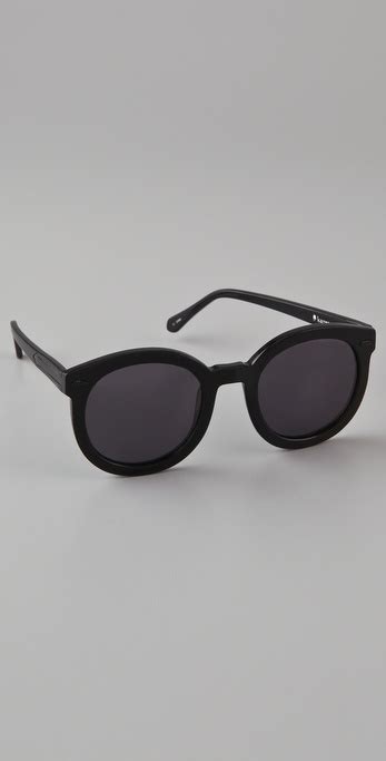 Karen Walker Super Duper Strength Sunglasses In Black Lyst
