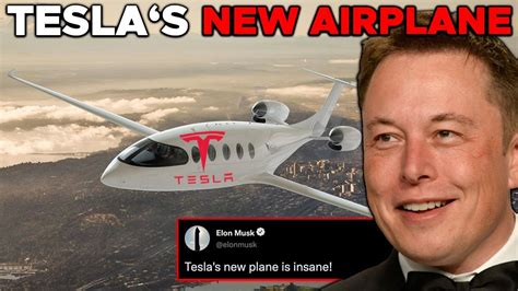 Elon Musks Secret Tesla Electric Airplane Finally Revealed Youtube