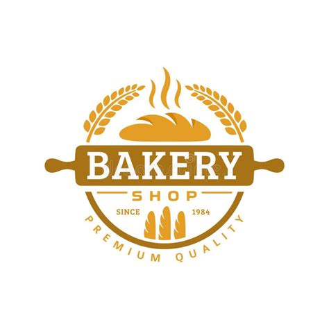 Bakery Logo Template Vector Illustration Bakery Shop Emblem Vintage