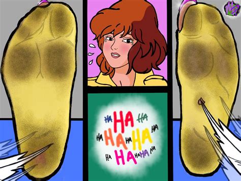 Tmnt April Ticklish Feet Part 3 Of 6 By Monsterpurple On Deviantart