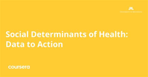 Social Determinants Of Health Data To Action Specialization 5 Courses