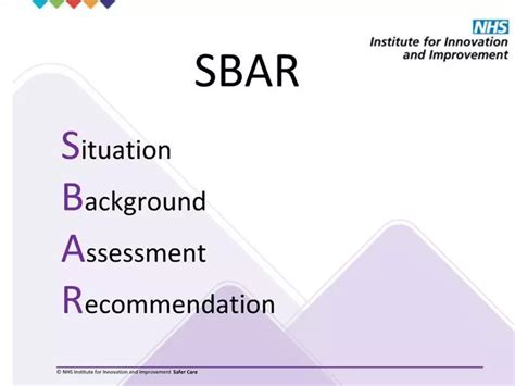 Ppt What Is Sbar Powerpoint Presentation Free Download Id503826