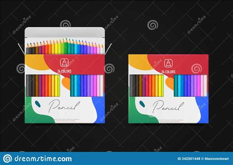 Colored Pencils Design Concept Stock Vector Illustration Of Carton