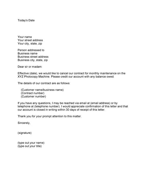 Fitness Club Cancellation Letter Collection Letter Template Collection