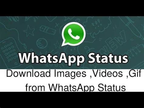 You are also able to. How To Download The Whatsapp Status Video - Think Big