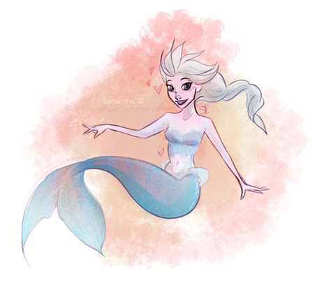 Tumblr Mermaid Disney Disney Art Mermaid Drawings