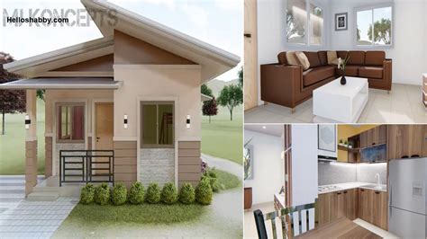 Pinoy Bungalow House Design 6 X 7 M With 2 Bedroom ~