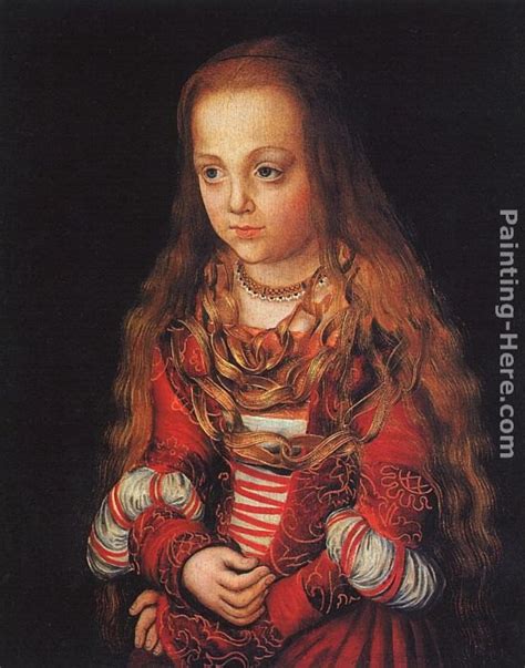 Lucas Cranach The Elder A Princess Of Saxony Painting Best Paintings
