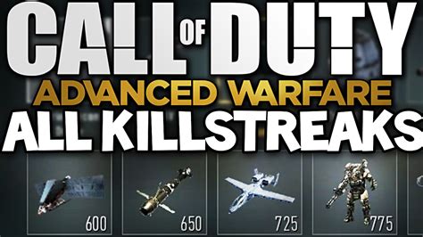 Call Of Duty Advanced Warfare All Killstreaks Youtube