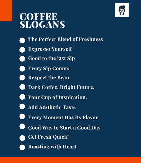 Coffee Slogans And Taglines Guide Generator TheBrandbabe