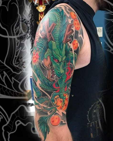 So, whether you want to show off your dragon ball z pride with a graphic of the legendary dragon, or multiple graphics of the different shenron dragon types, it is. Tattoo Shenron