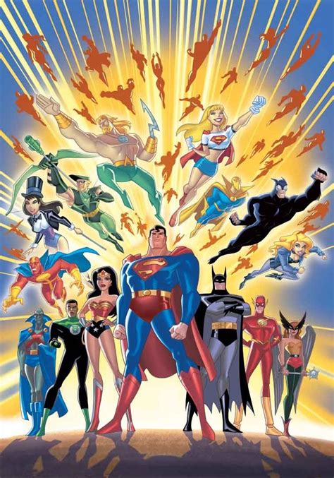Justice League Unlimited Superhero Team Superhero Comic Dc Comics