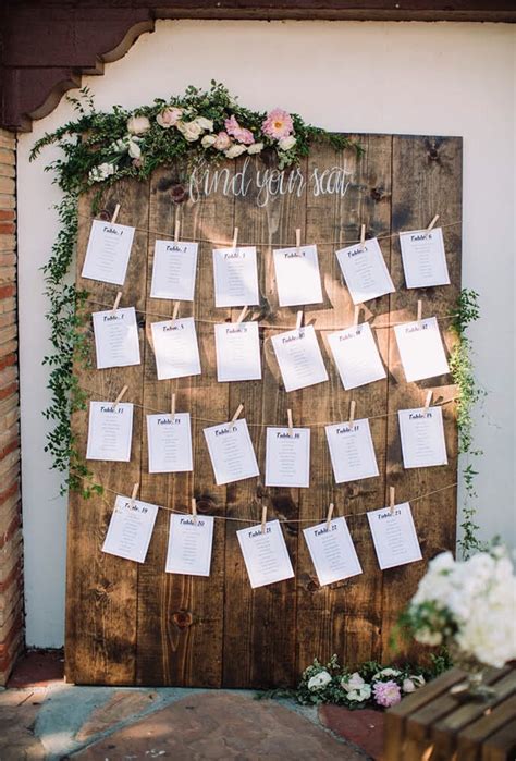 Modern Wedding Seating Chart Ideas