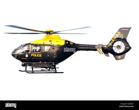Police Helicopter Cut Out Stock Photo Alamy