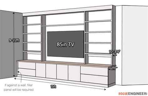 Built In Entertainment Center Rogue Engineer