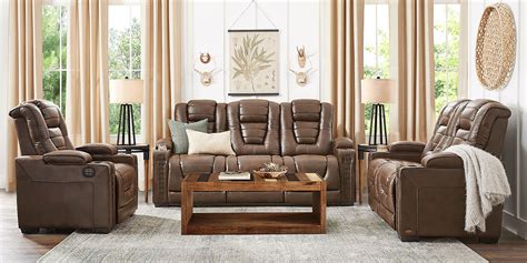 Eric Church Highway To Home Chief Brown 7 Pc Living Room With Dual