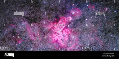 The Spectacular Region Of Sky Around The Carina Nebula Ngc 3372 In