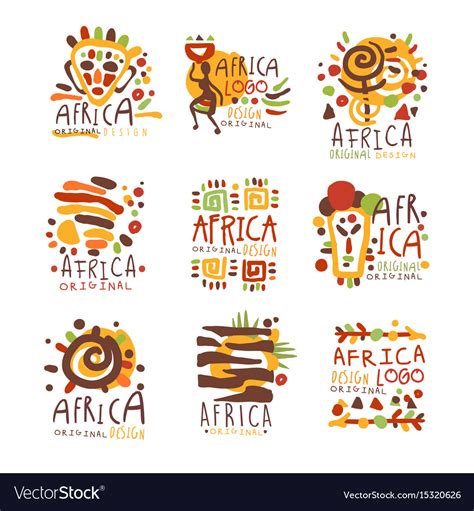 Africa Logo Original Design Travel To Africa Vector Image