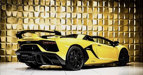Yellow Lamborghini Aventador Svj Roadster For Sale Slaylebrity