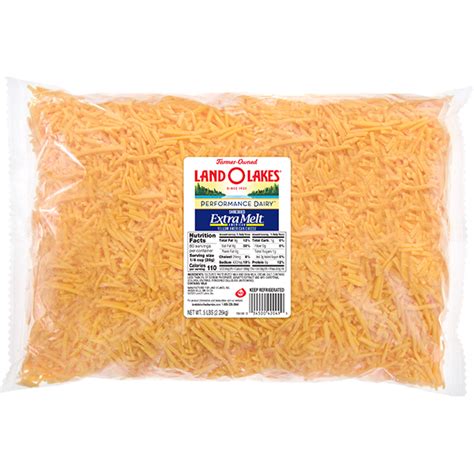 Land O Lakes® Extra Melt® Shredded American Cheese Yellow Land O