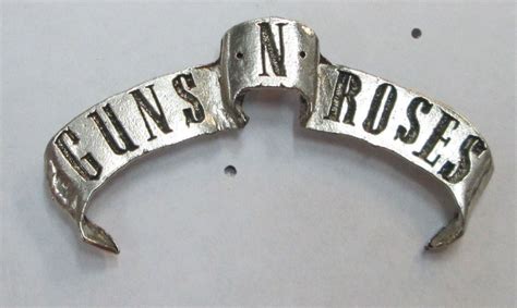 Guns N Roses Vintage Metal Lapel Pin New From Late 80s Heavy Metal