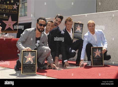 The Backstreet Boys Are Honoured With A Star On The Hollywood Walk Of