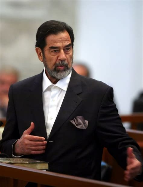 Saddam Calls For Reconciliation At His Trial