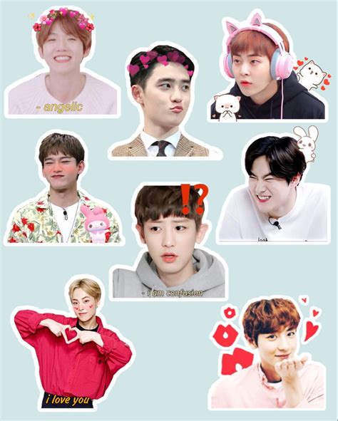 Stickers Exo Pegatinas Exo