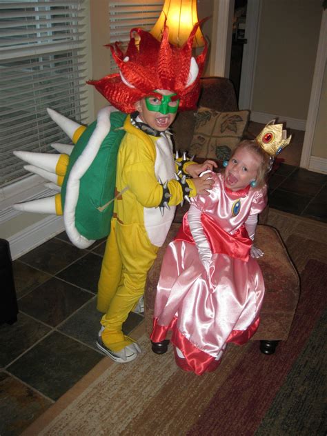 6 genius diy mom and baby halloween costumes. Bowser and Princess Peach Bowser costume (With images) | Bowser halloween costume, Bowser ...