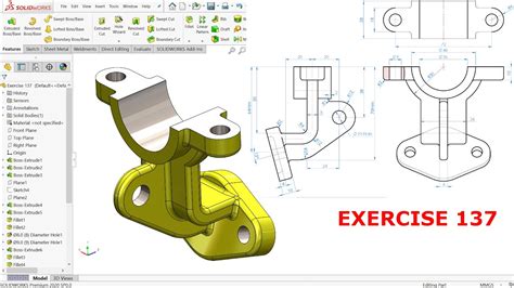 Solidworks Tutorial For Beginners Exercise 137 Youtube