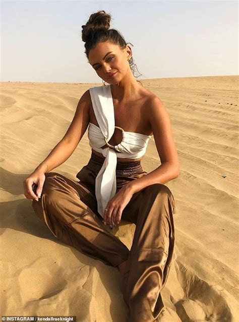 Love Island S Kendall Rae Knight Highlights Her Bronzed Physique In Snaps From Dubai Break