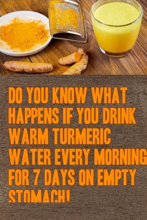 Do You Know What Happens If You Drink Warm Turmeric Water Every Morning