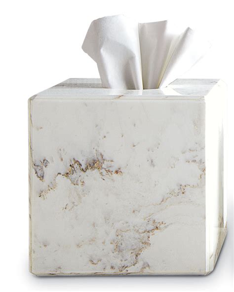 Waterworks Studio Marble Tissue Box Cover Neiman Marcus