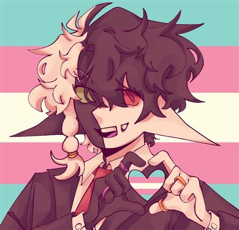 Art Not Mine Trans Boys Trans Flag Dibujos Pin Up Trans Art Trans Rights Dream Artwork