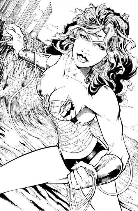 Dibujos De Wonder Woman Superh Roes Para Colorear P Ginas
