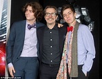 Gary Oldman shows off sons at RoboCop premiere | Daily Mail Online