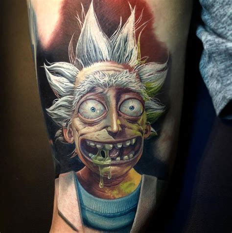Rick And Morty S Tattoos Inkppl