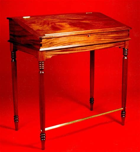 Handmade Stand Up Writing Desk By Louis Fry Craftsman In Wood