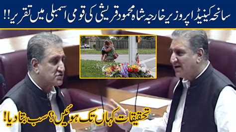 Fm Shah Mahmood Qureshi Aggressive Speech In National Assembly On