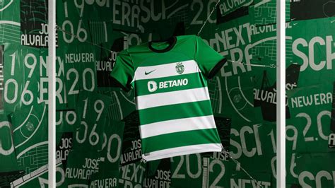 Nova Camisa Titular Do Sporting Cp 2023 2024 Nike Mdf