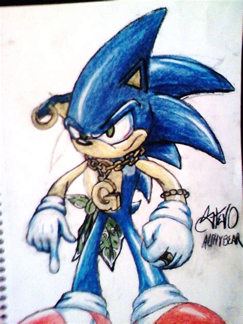 Sonic Is Gangsta Shadow The Hedgehog Fan Art 7657005 Fanpop