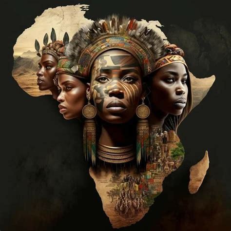 African Women Painting African Art Paintings Black Art Painting
