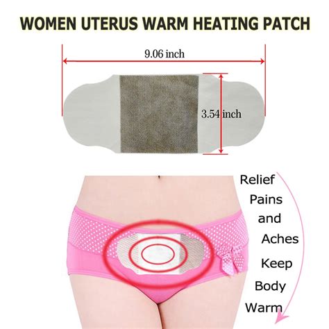 Pcs Boxes Women Menstrual Cramp Relief Plaster Long Time Heating Pain Reliever Patch Body