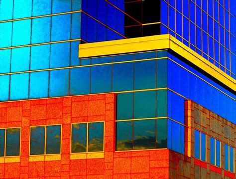 Wallpaper Window Architecture Abstract Reflection Wall Symmetry