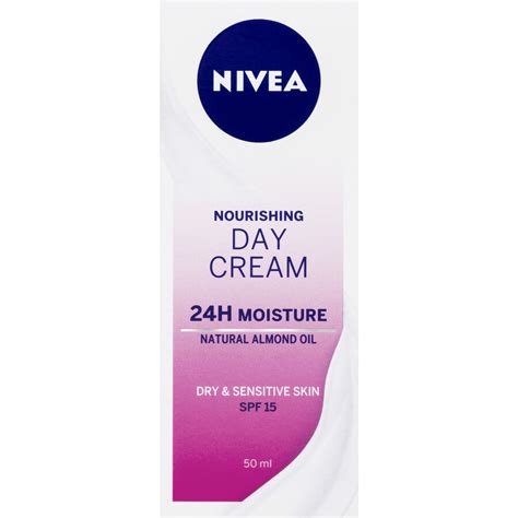 Nivea Nourishing Day Cream 50ml Dry And Sensitive Skin Big W