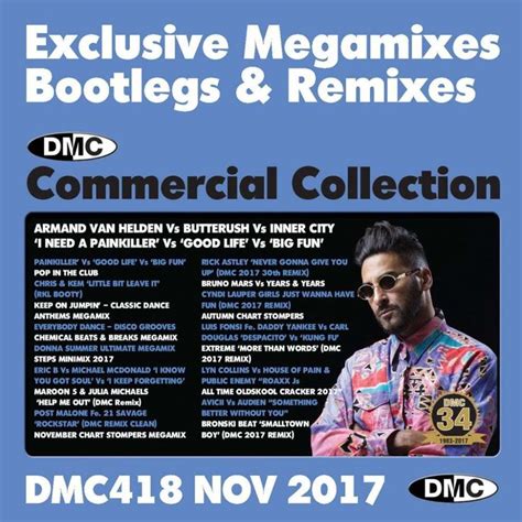 Dmc Commercial Collection 418 November 2017 Rar Commercial Collection Dj Music