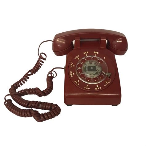 Vintage Antique 1950s Black Rotary Tabletop Desk Telephone Phone D15