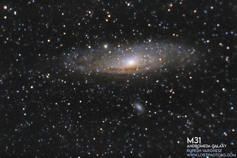 Messier 31 Andromeda Galaxy Lost Photons