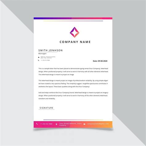 Minimal microsoft word letterhead template. Free Church Letterhead Template Downloads - 5 Best Ms Word Church Letterhead Templates Word ...